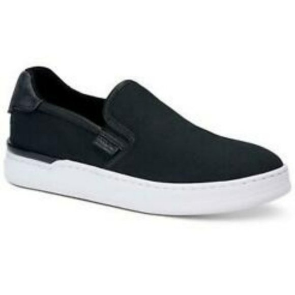 Coach Shoes - COACH Walker Slip-on Sneakers Fabric Black -8